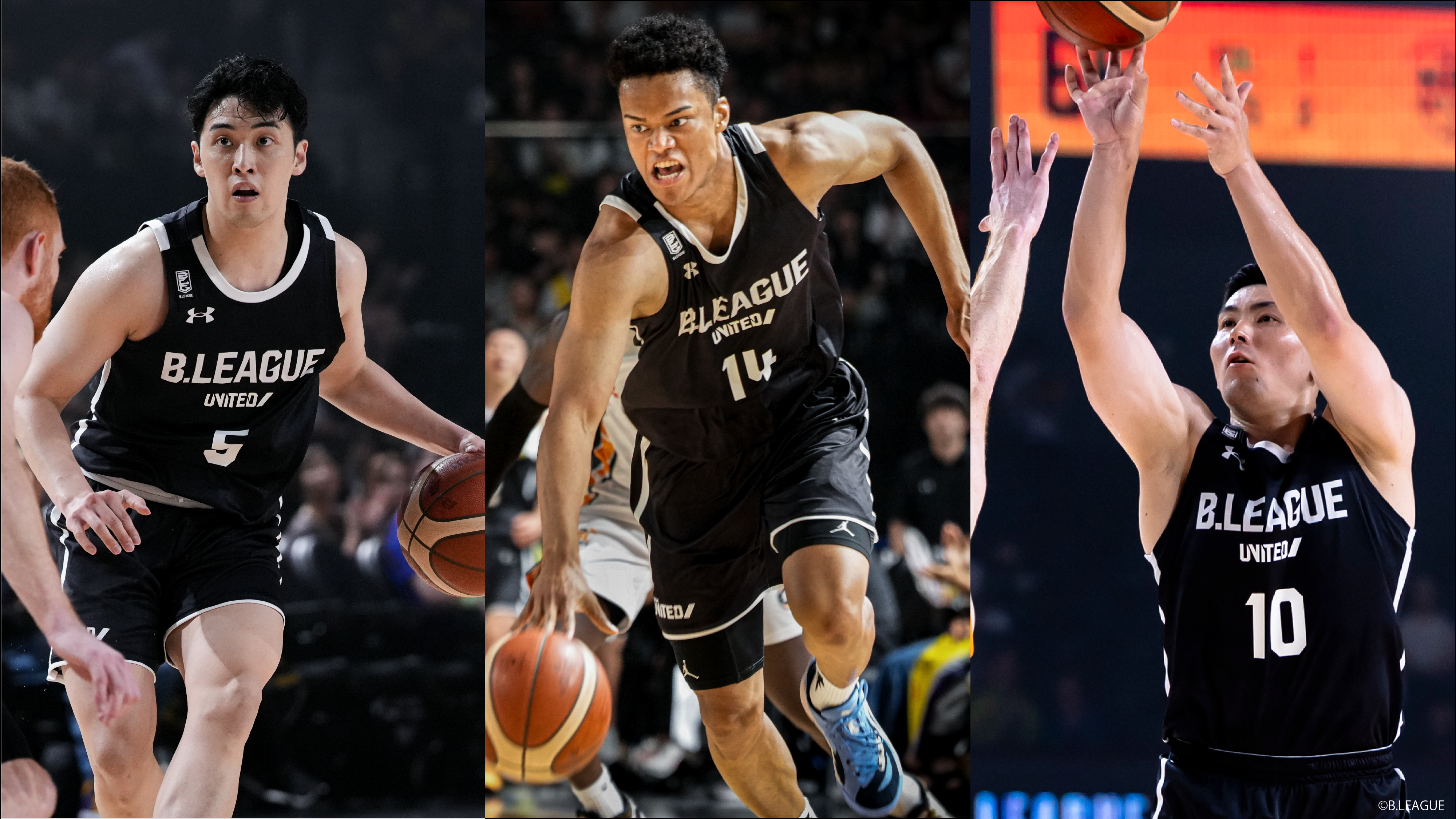 6 中村拓人 #16 淺野ケニー選手・#29 細川一輝 選手「B.LEAGUE