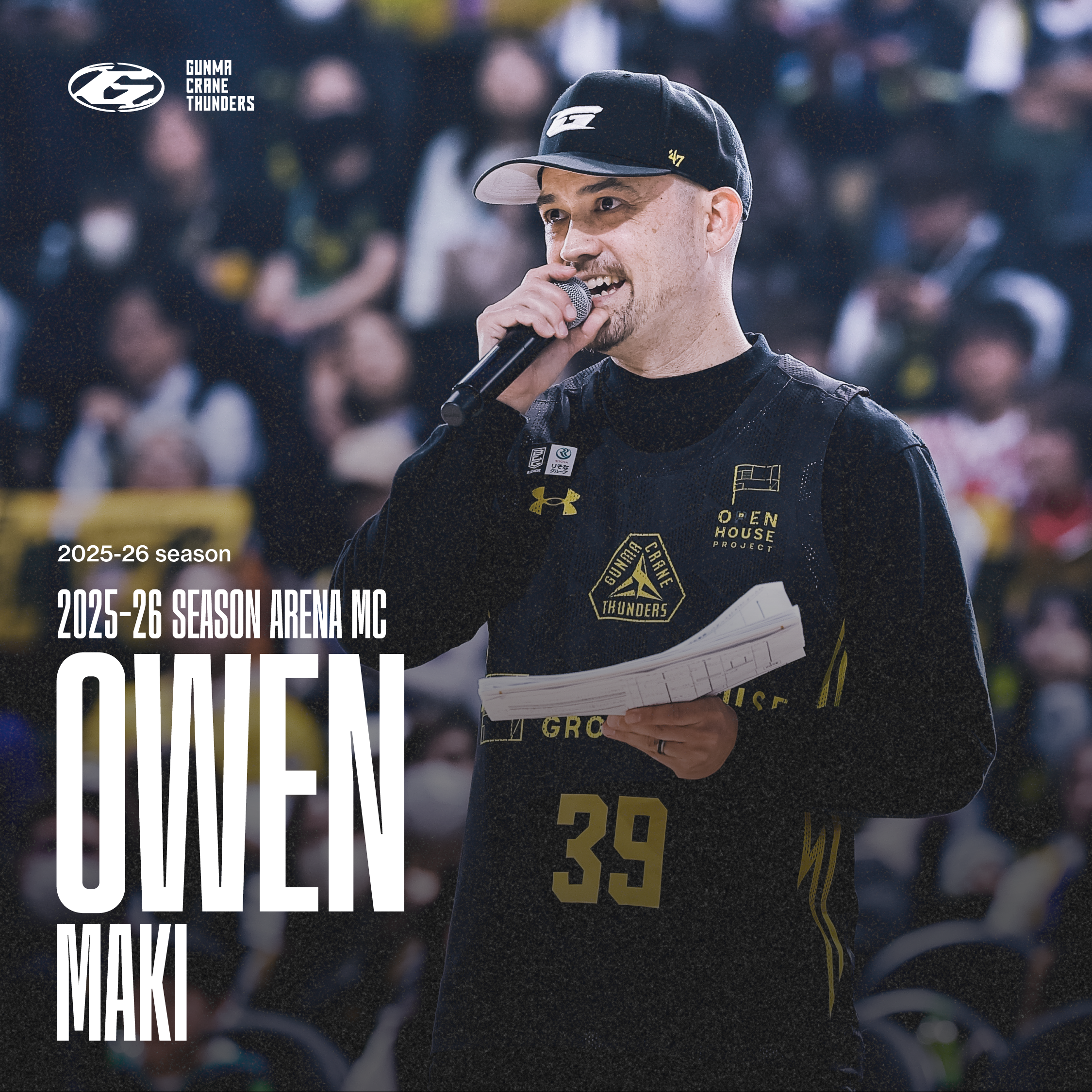 M*6様 群馬クレインサンダーズ　トレイジョーンズ 2025-26　オーセン M*6様 群馬クレインサンダーズ トレイジョーンズ 2025-26 オーセン M*6様