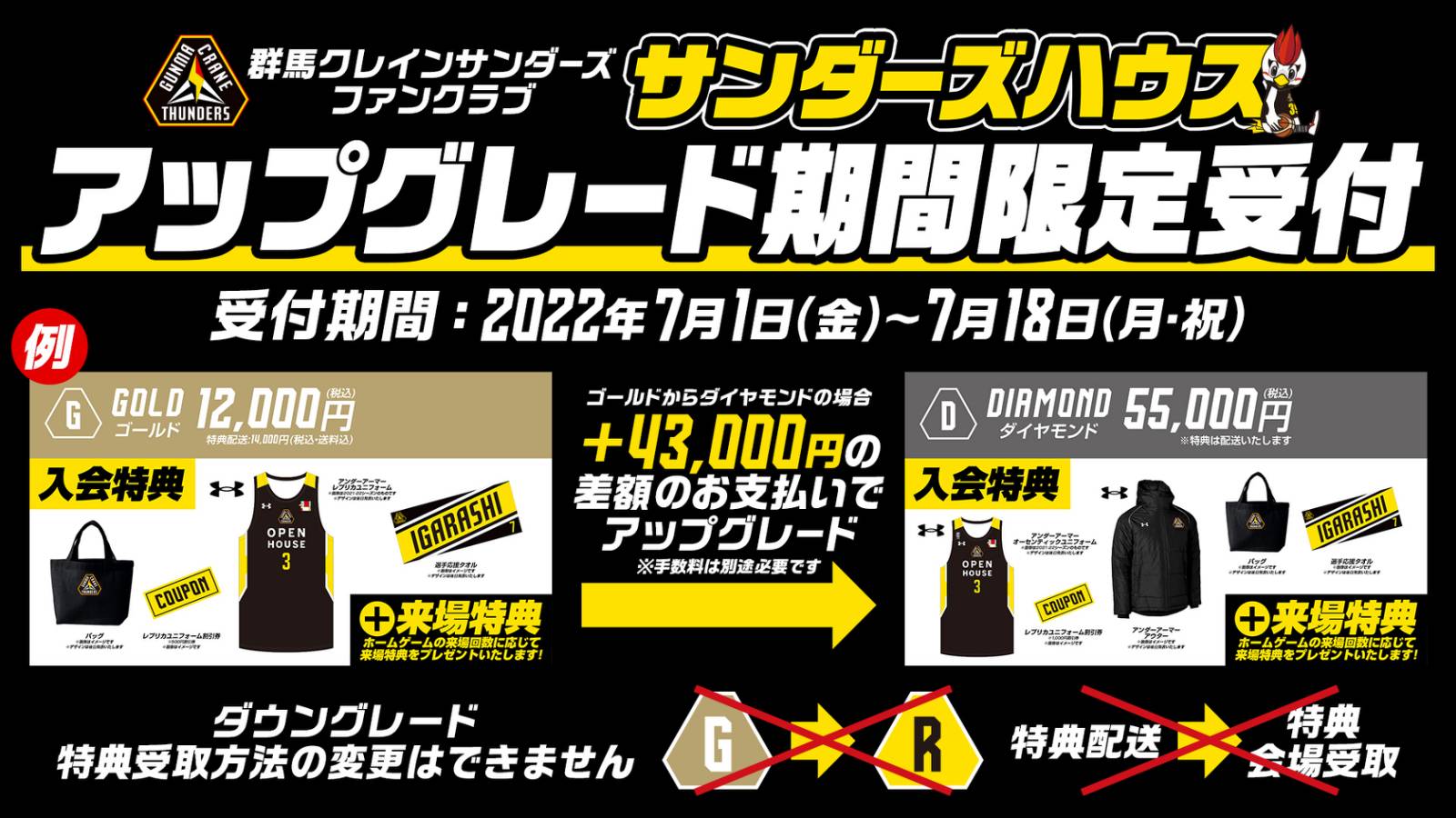 ★ハニー★群馬クレインサンダーズ ファンクラブ入会特典 グッズ２点セット FANCLUB | 群馬クレインサンダーズ